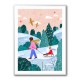 Snowy Sledge Walk