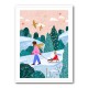 Snowy Sledge Walk