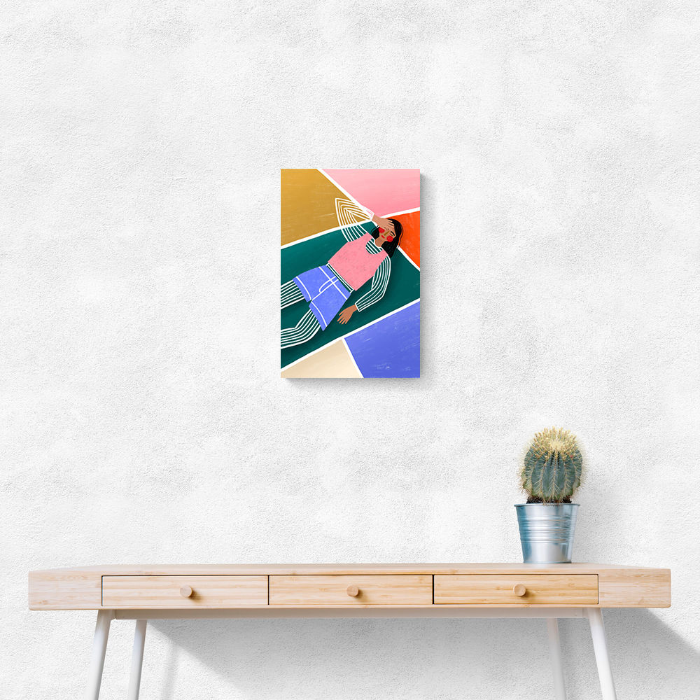 Vibrant Lady Resting