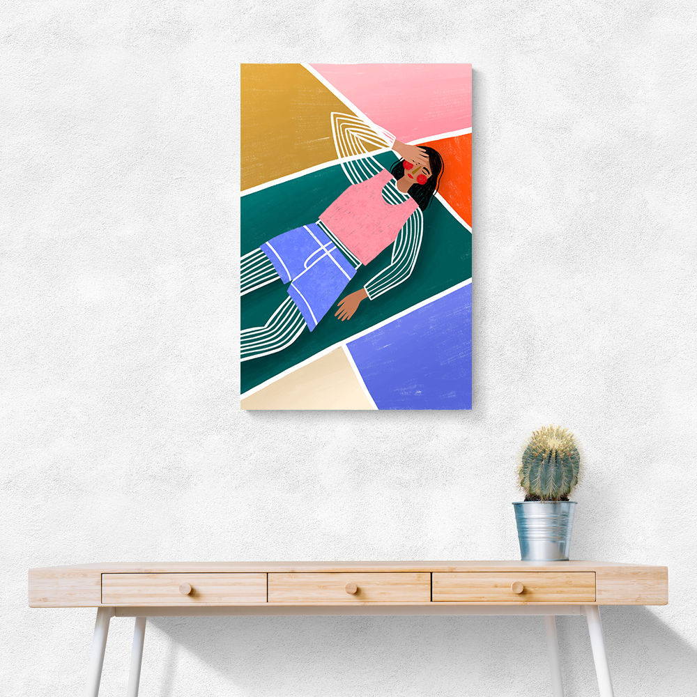 Vibrant Lady Resting