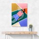 Vibrant Lady Resting