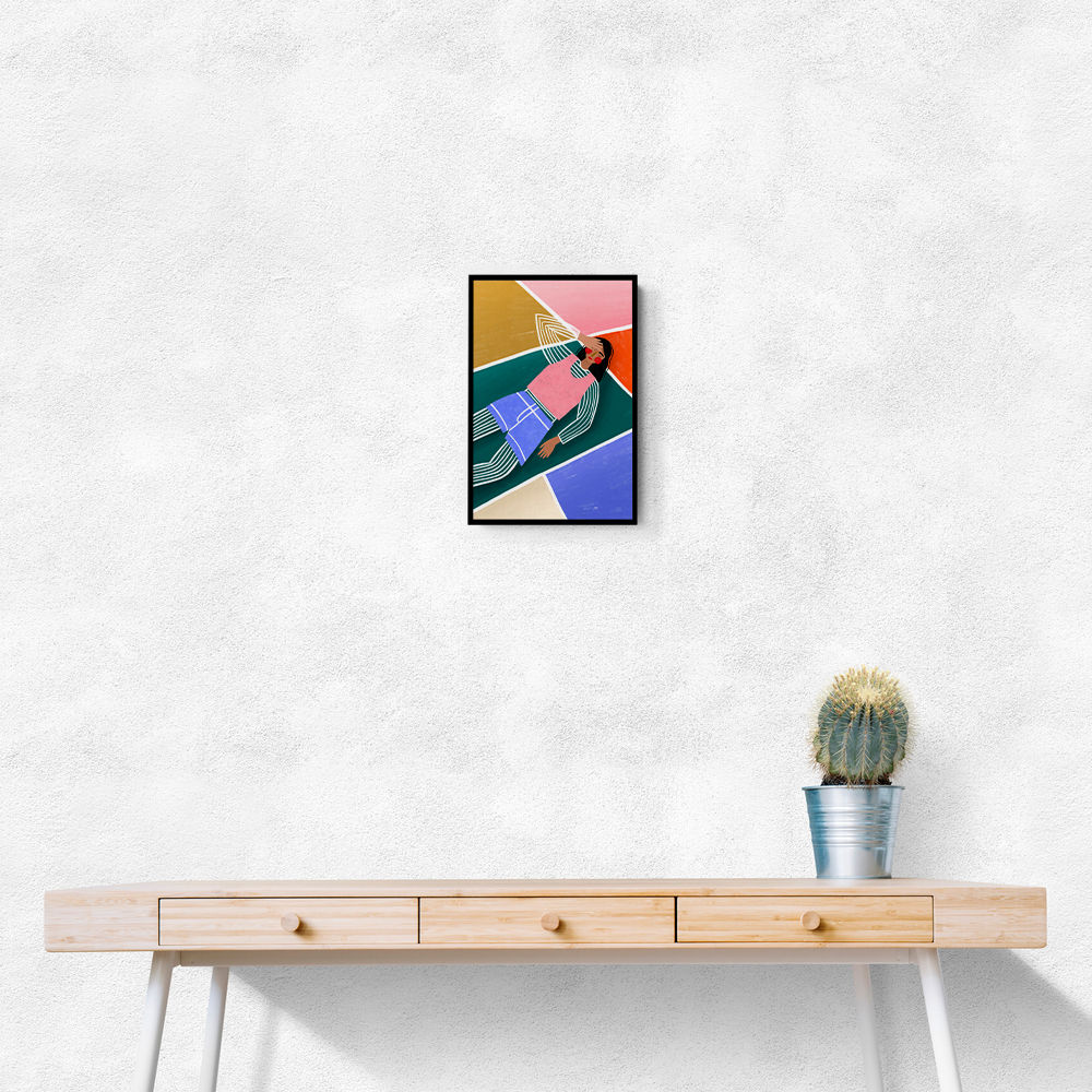 Vibrant Lady Resting