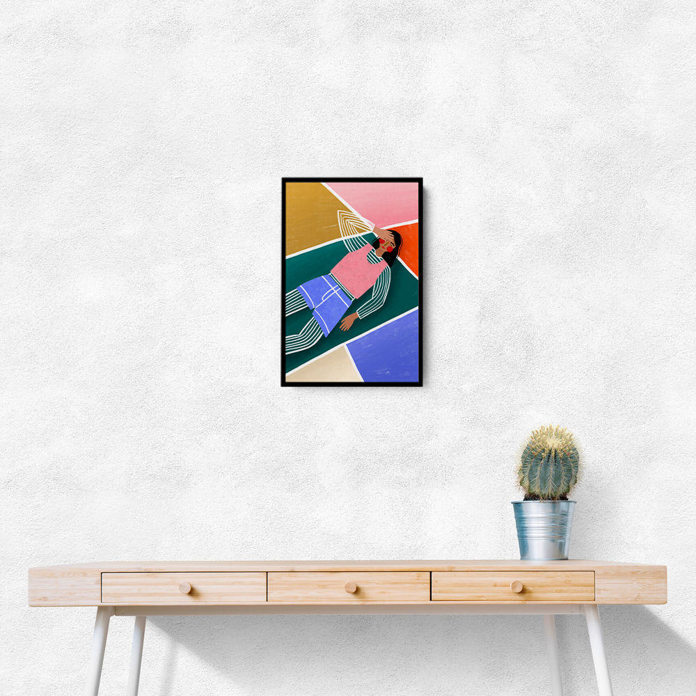 Vibrant Lady Resting