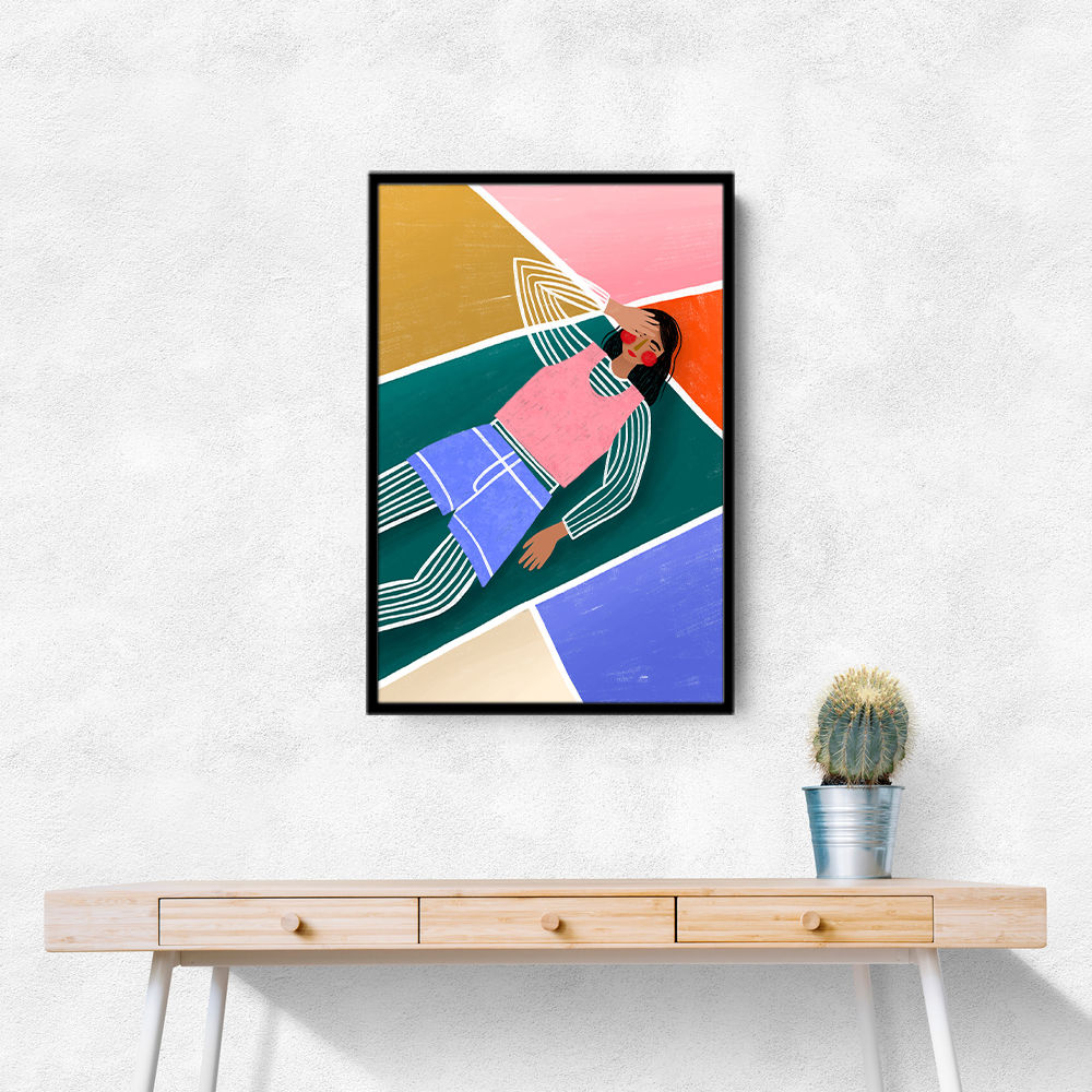 Vibrant Lady Resting