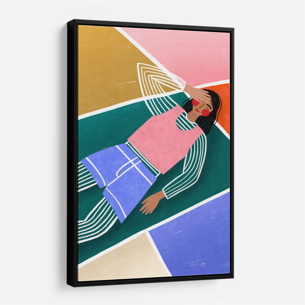 Vibrant Lady Resting