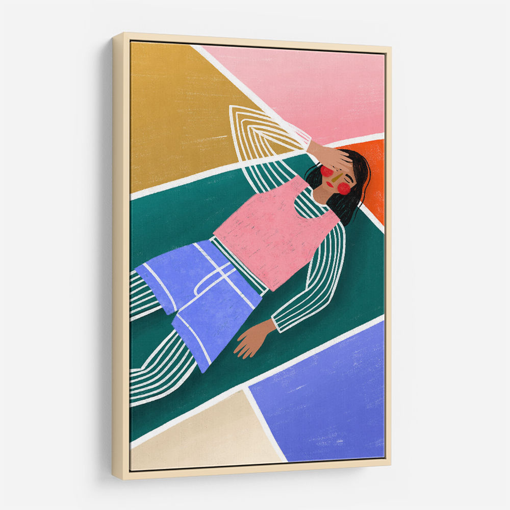 Vibrant Lady Resting