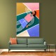 Vibrant Lady Resting