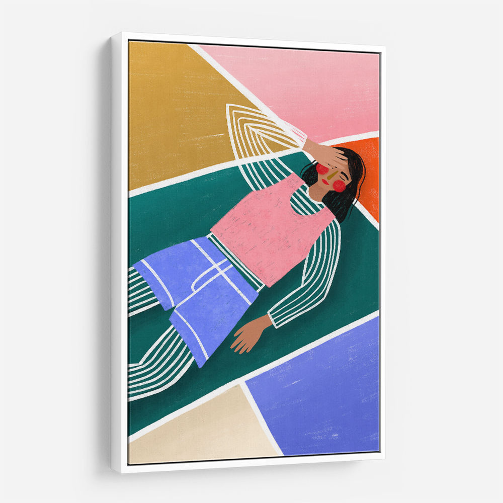 Vibrant Lady Resting