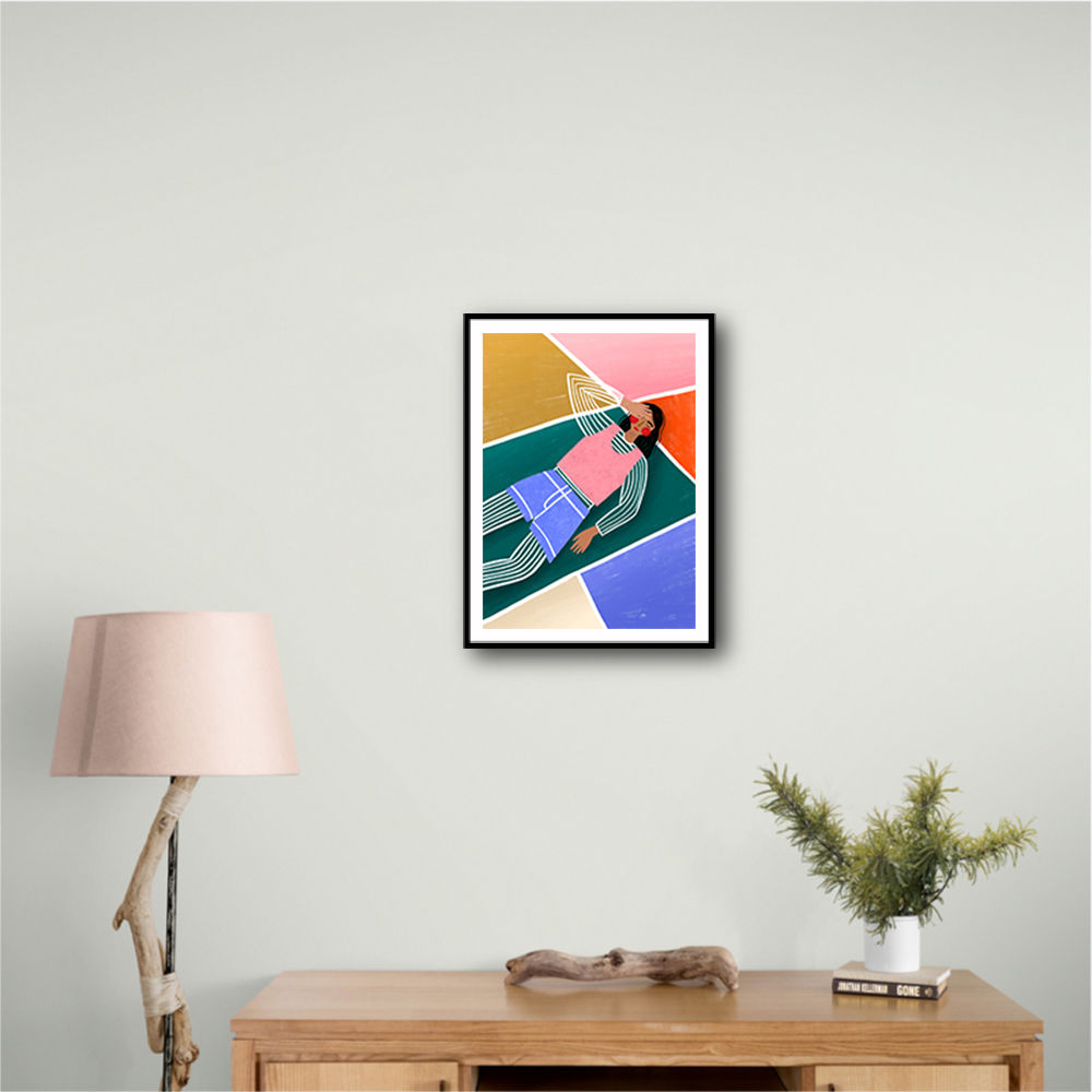 Vibrant Lady Resting