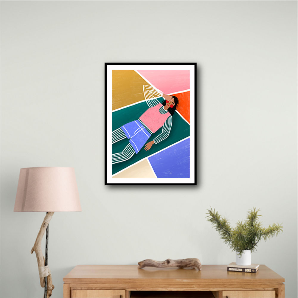 Vibrant Lady Resting
