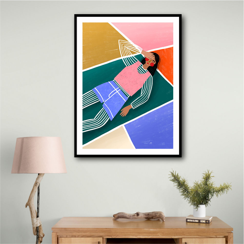 Vibrant Lady Resting