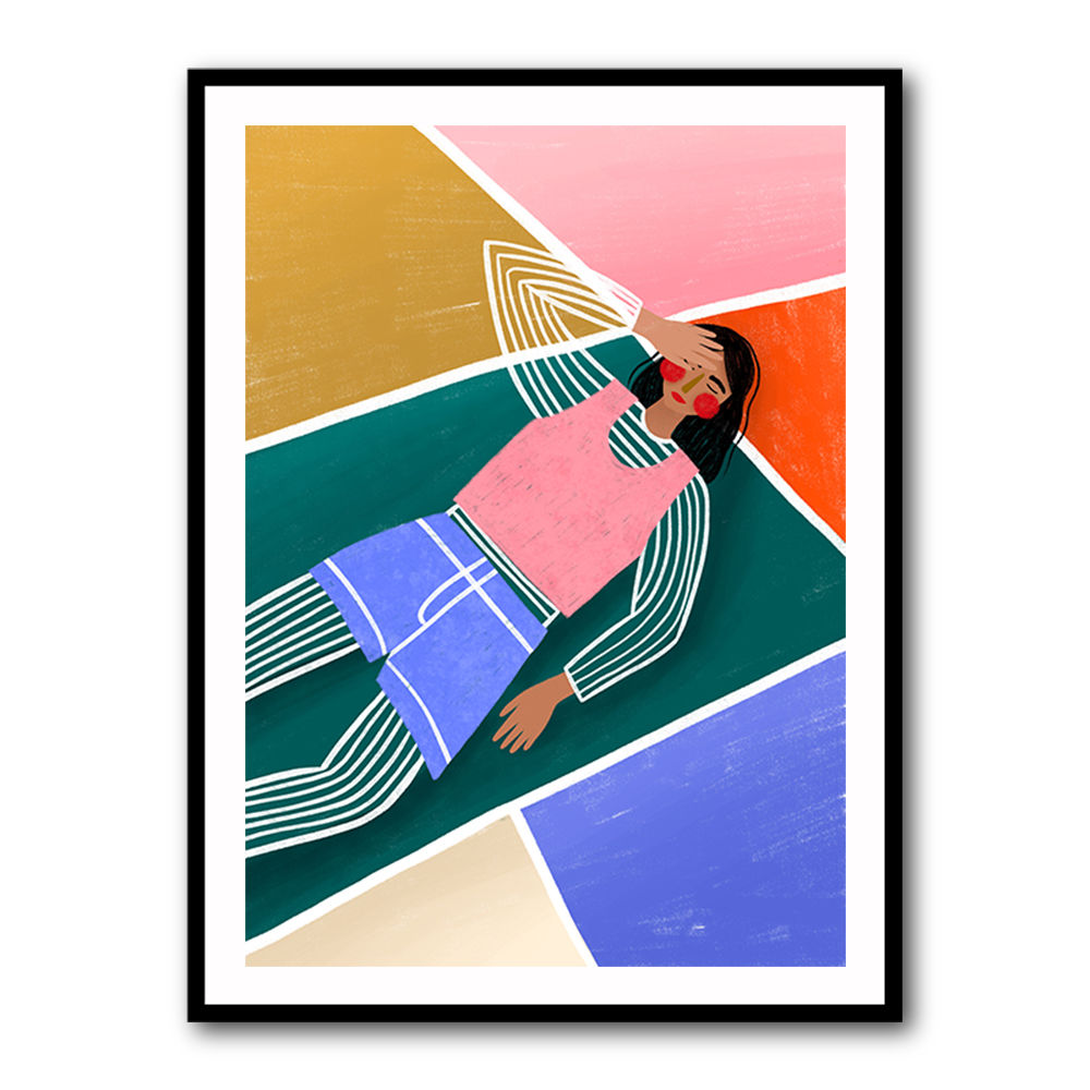 Vibrant Lady Resting