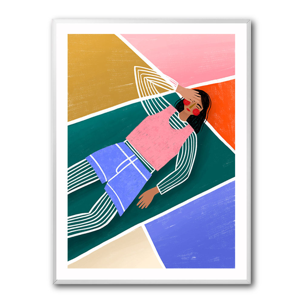 Vibrant Lady Resting