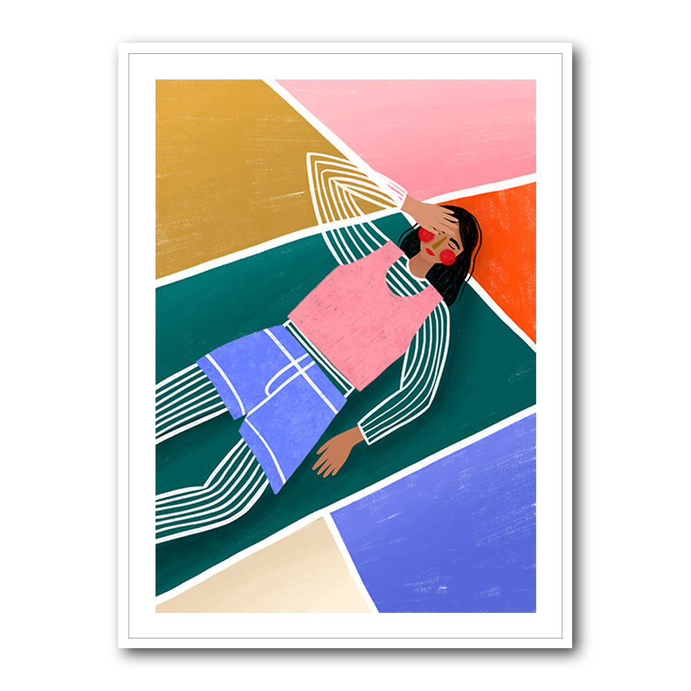 Vibrant Lady Resting