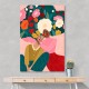 Embracing Couple  In Floral Embrace