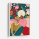 Embracing Couple  In Floral Embrace