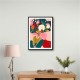Embracing Couple  In Floral Embrace