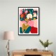 Embracing Couple  In Floral Embrace
