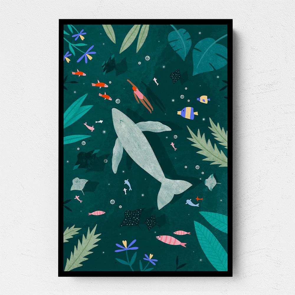 Swimming with a Whale