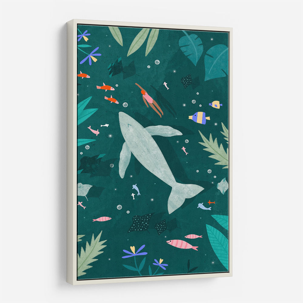 Swimming with a Whale