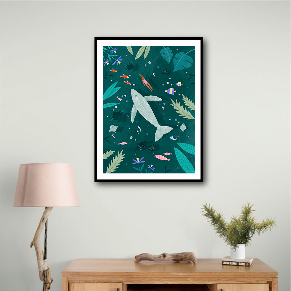 Swimming with a Whale