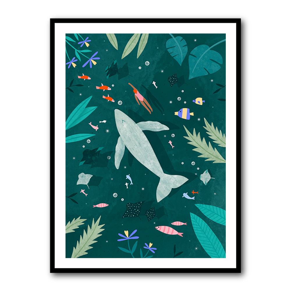 Swimming with a Whale