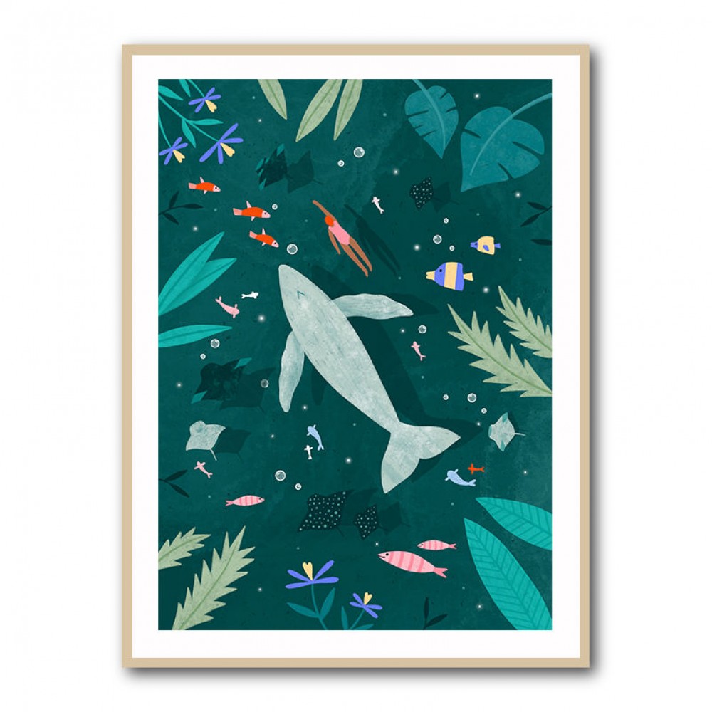 Swimming with a Whale