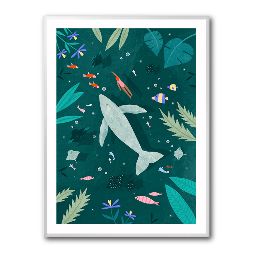 Swimming with a Whale