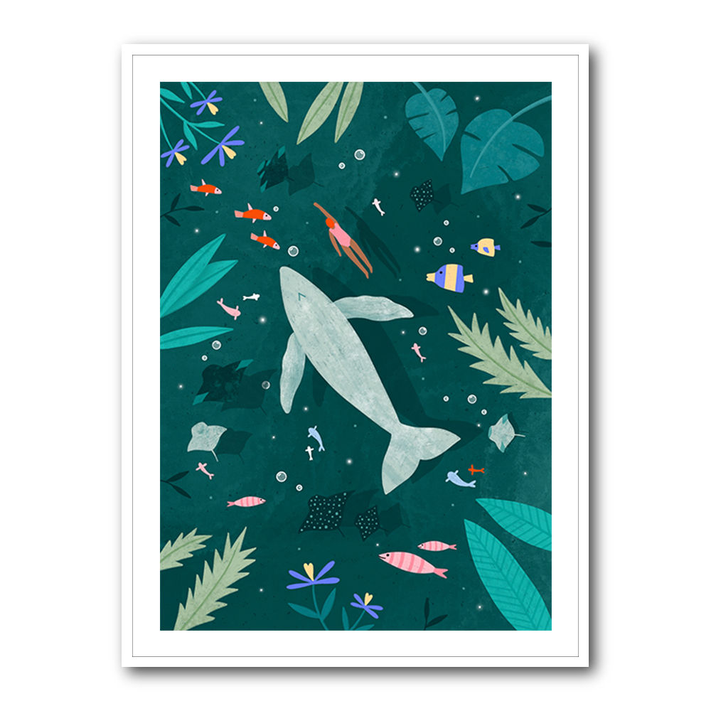 Swimming with a Whale