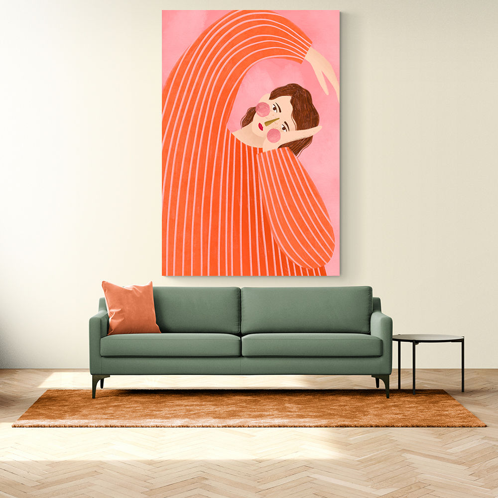 The Woman With the Orange Dress