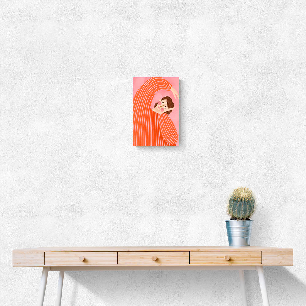 The Woman With the Orange Dress