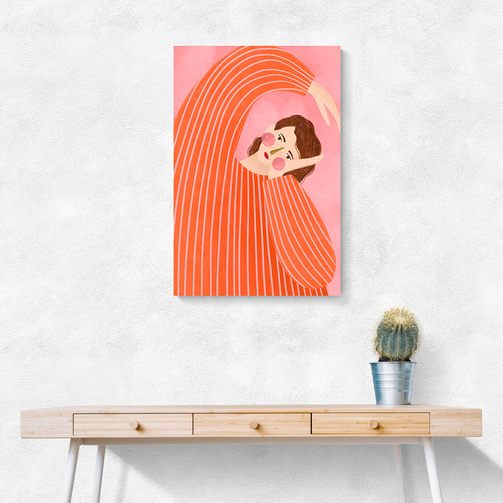 The Woman With the Orange Dress