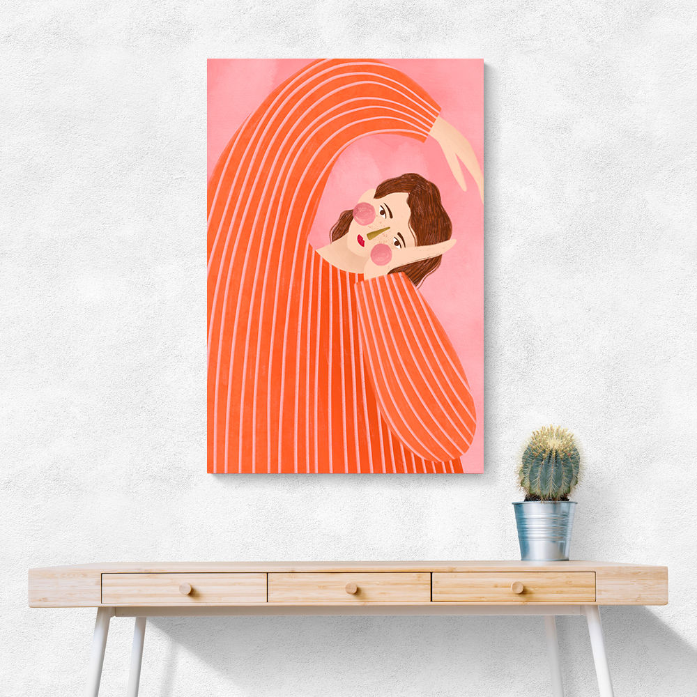 The Woman With the Orange Dress