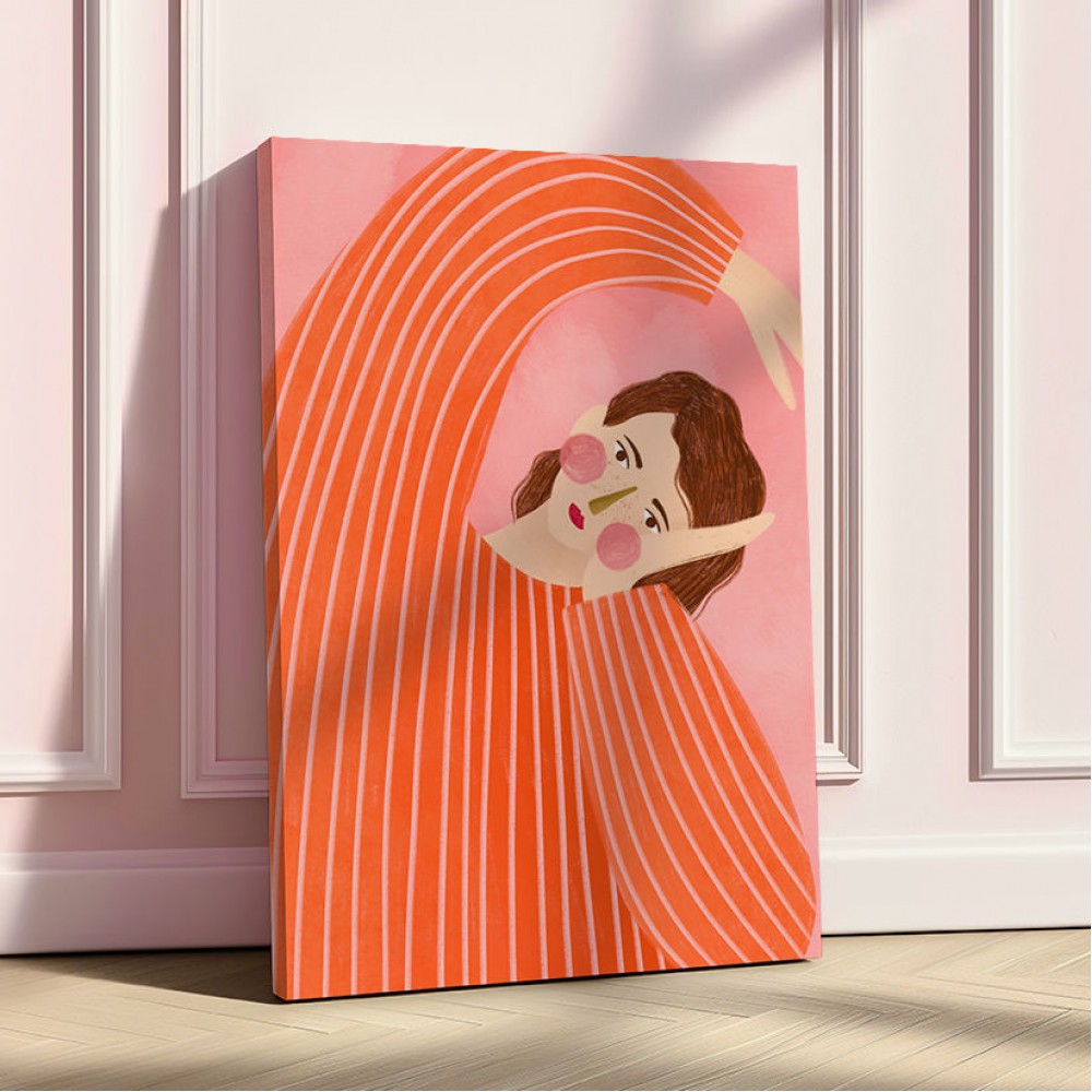 The Woman With the Orange Dress