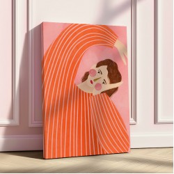 The Woman With the Orange Dress