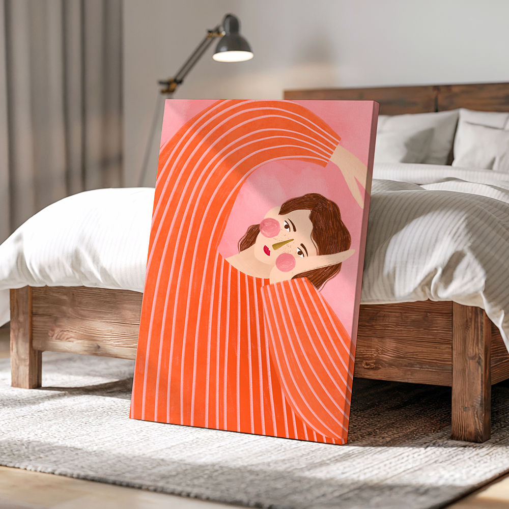 The Woman With the Orange Dress
