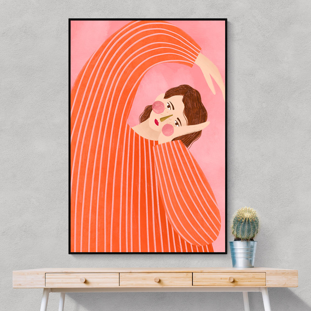 The Woman With the Orange Dress