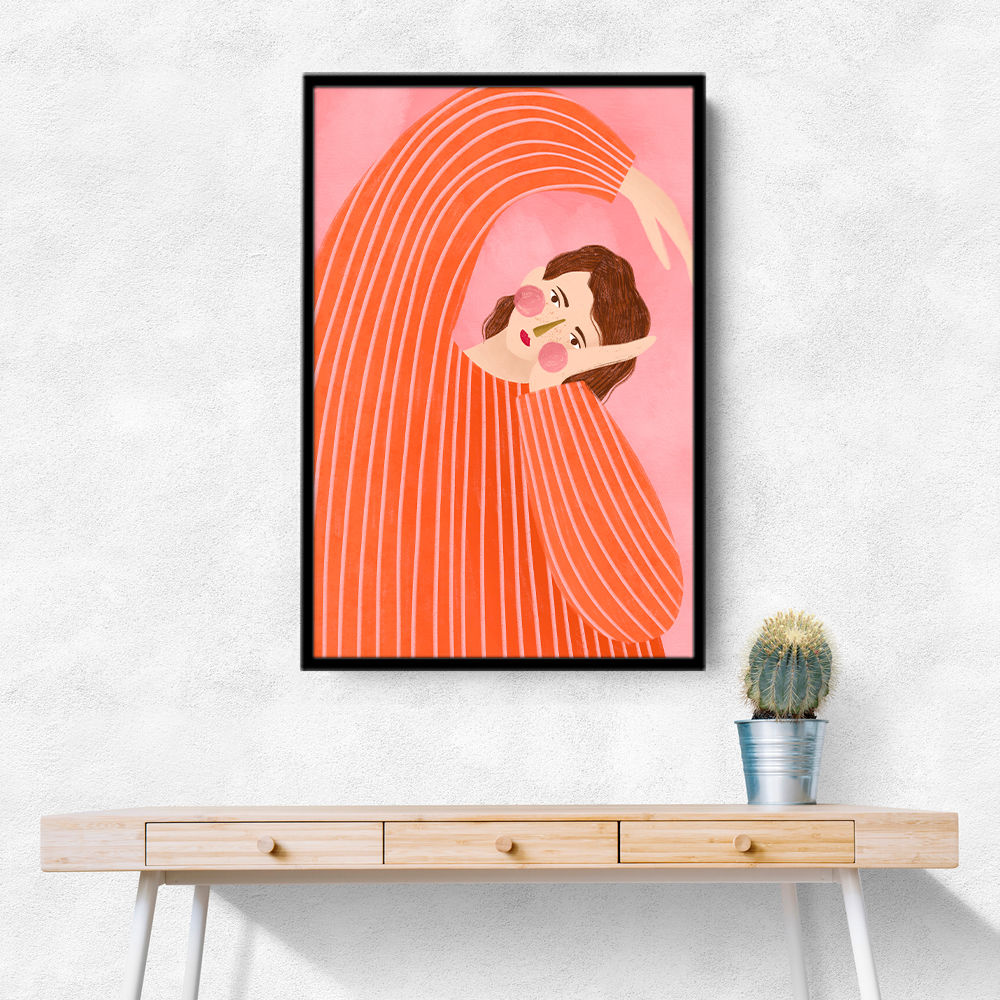 The Woman With the Orange Dress