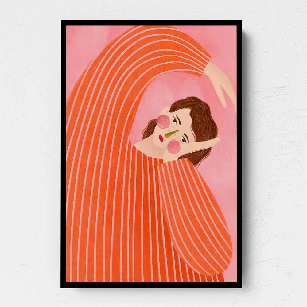 The Woman With the Orange Dress