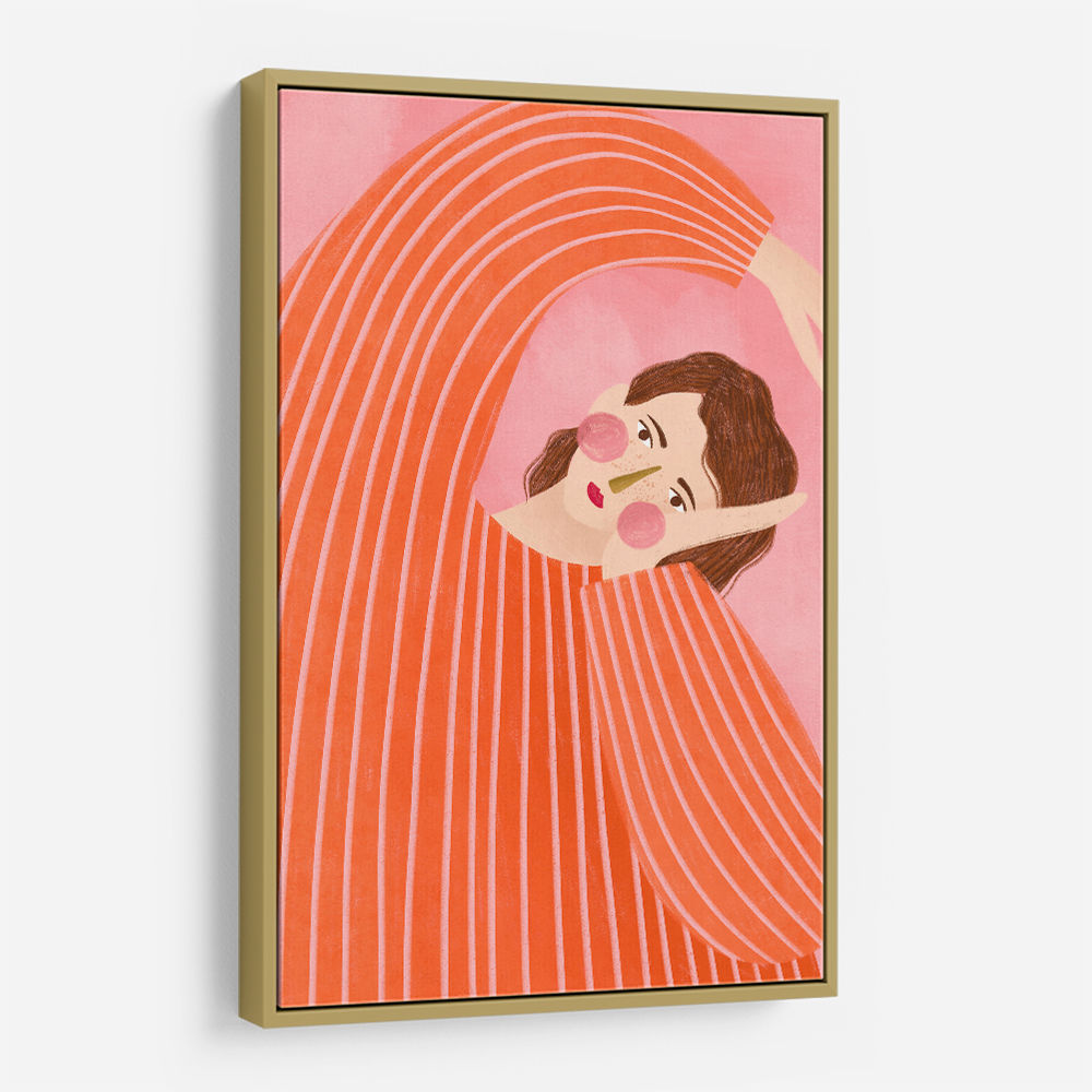 The Woman With the Orange Dress