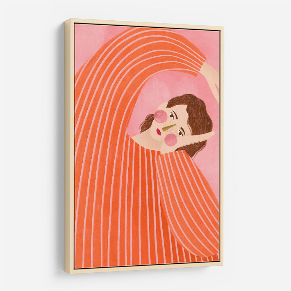 The Woman With the Orange Dress