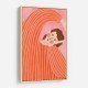 The Woman With the Orange Dress