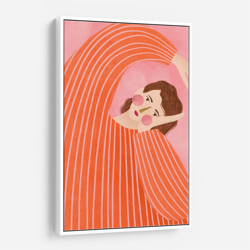 The Woman With the Orange Dress