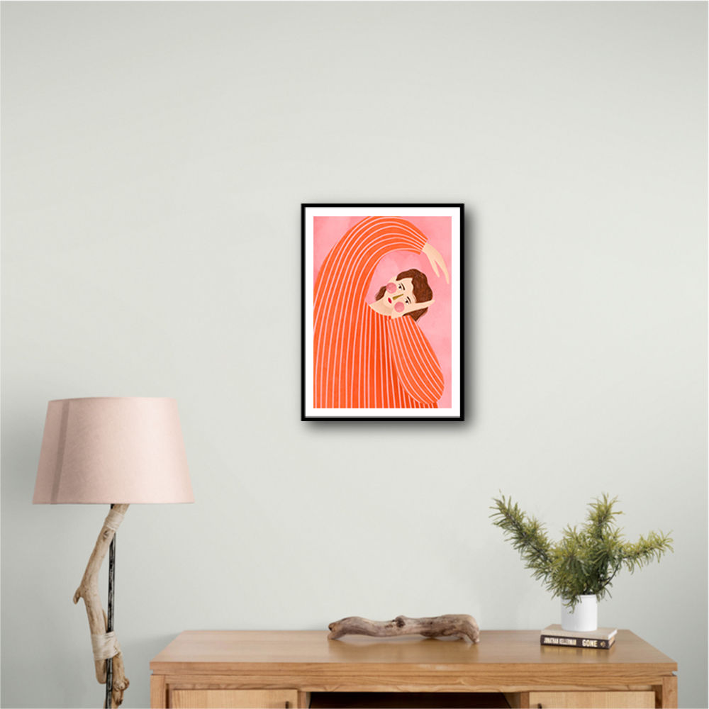 The Woman With the Orange Dress