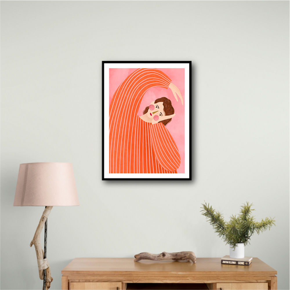 The Woman With the Orange Dress