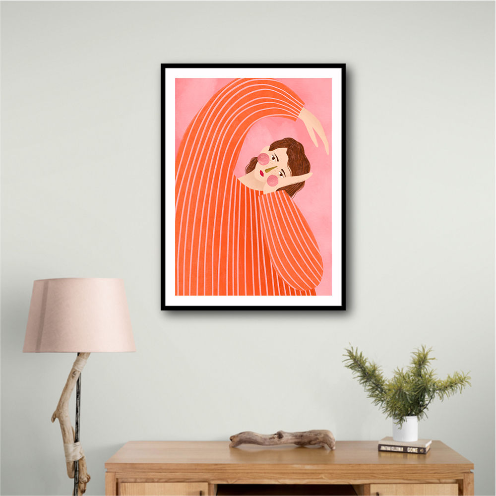 The Woman With the Orange Dress