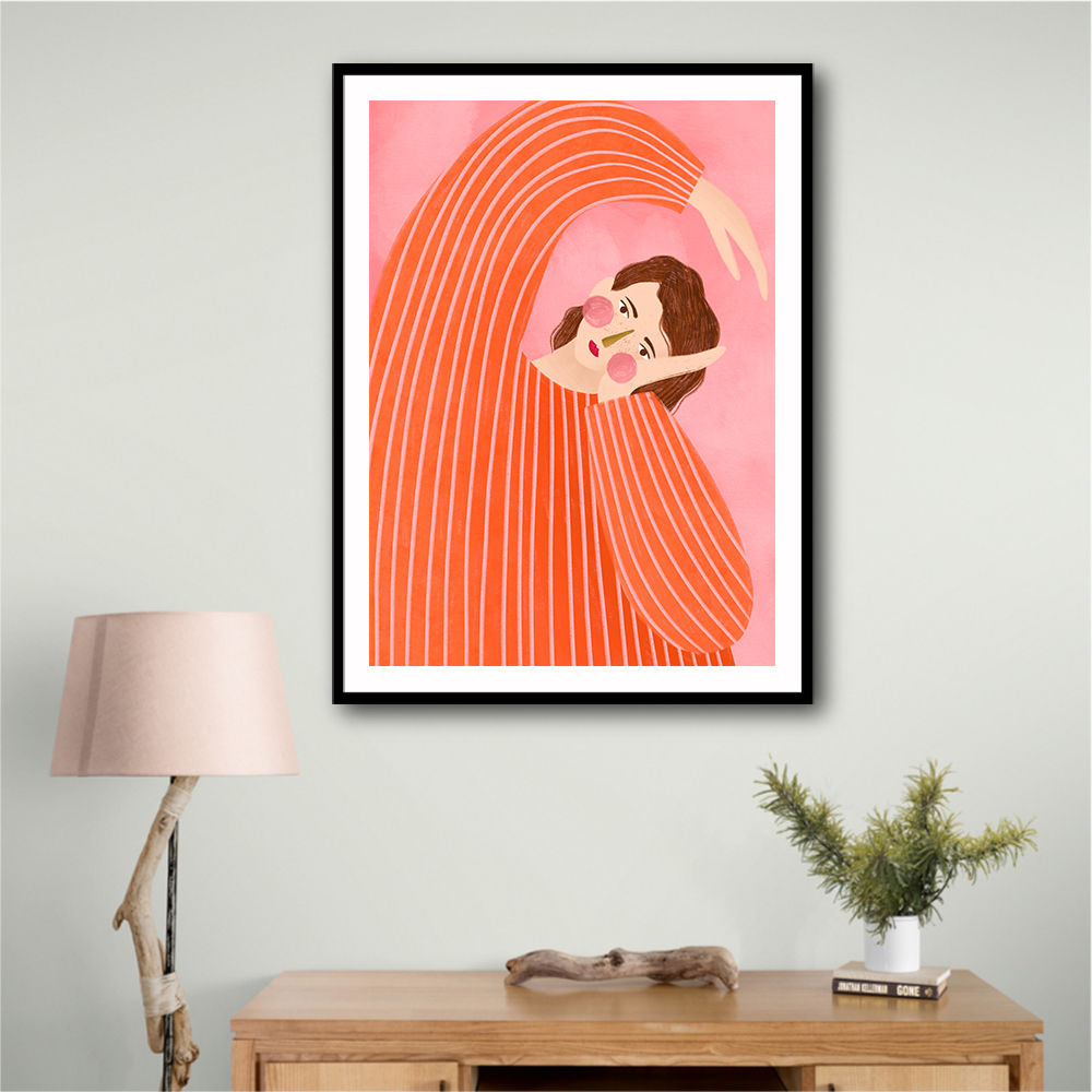 The Woman With the Orange Dress
