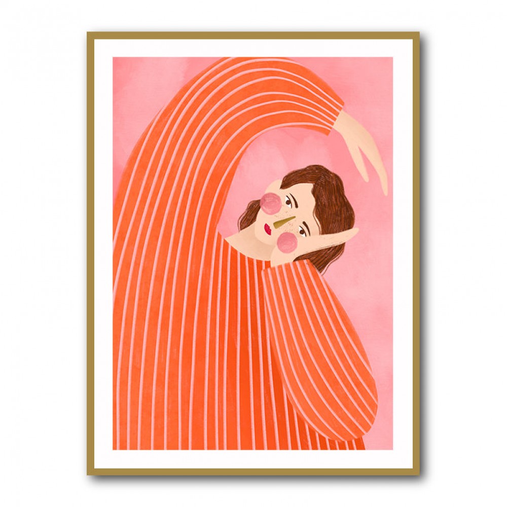 The Woman With the Orange Dress
