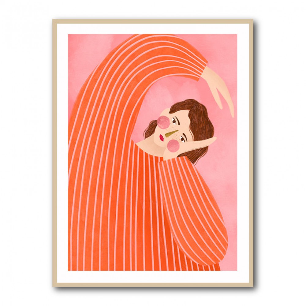 The Woman With the Orange Dress
