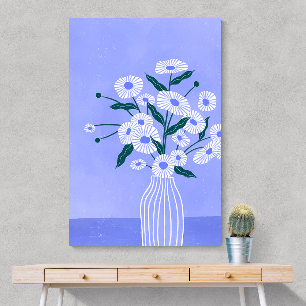 Flowers In Blue